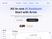 Arvin AI- AI assistant for Content research & creation